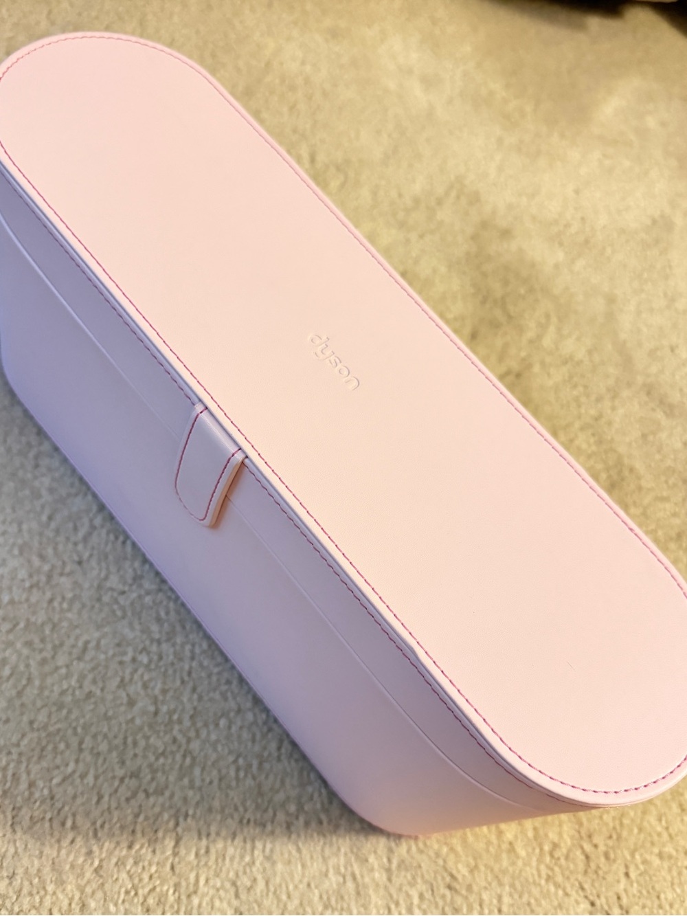 Genuine Dyson Supersonic Hair Dryer Rigid Presentation CASE - Pale Rose Pink